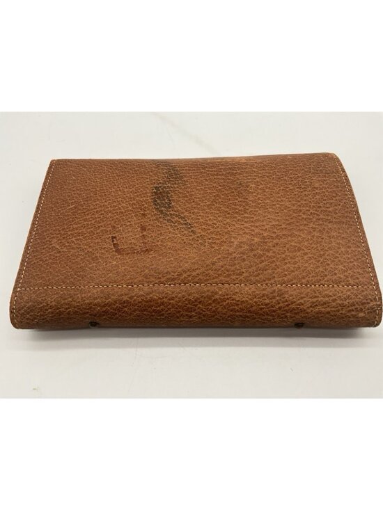 Common Sense Leather Fly Fish Wallet Leader W/ 20 Fly Holders-3 Felts 7" Long - Picture 8 of 12